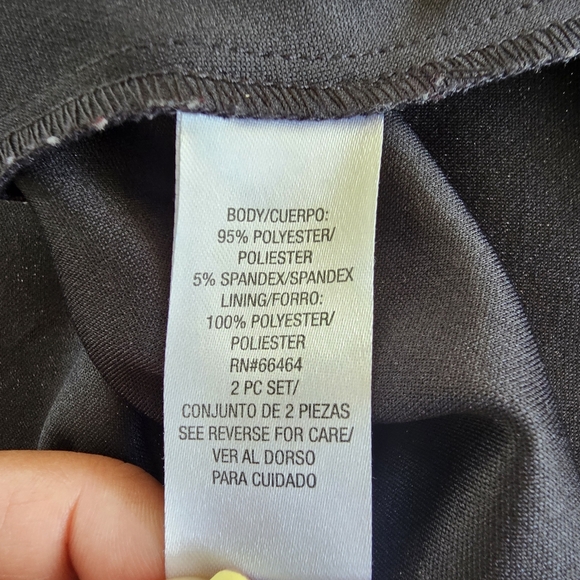 SD Collection Black Fit & Flare Dress 16 Minimalist, Classic, Modcore Style - Picture 8 of 10